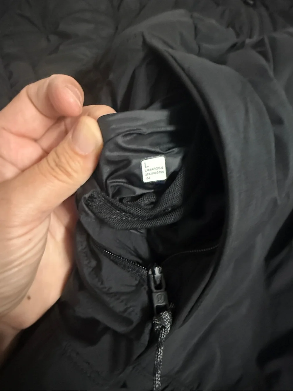 lululemon athletica Men's Black Puffer Jacket
